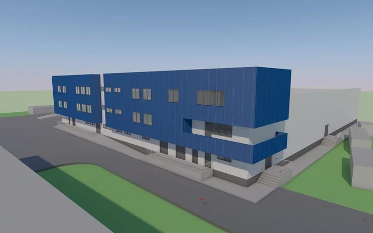 Proiectare Hală de producție și depozitare